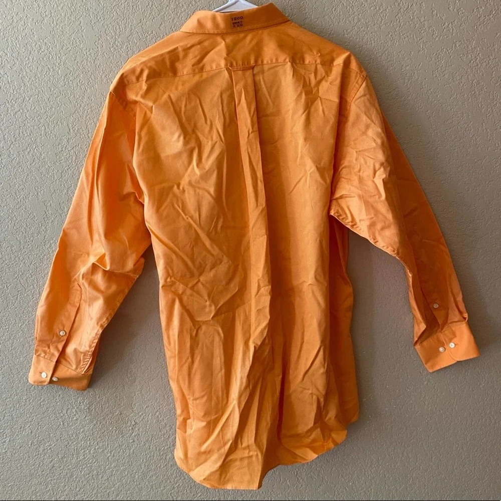 NWT: Izod - Regular Fit - Orange Men's Dress Shirt - Neck: 16 - Sleeve: 32/33_7